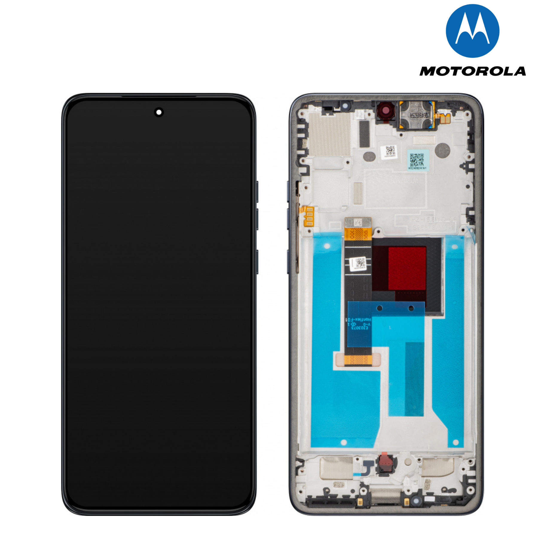 LCD Display Module for Motorola Moto G71 5G Black Service Pack